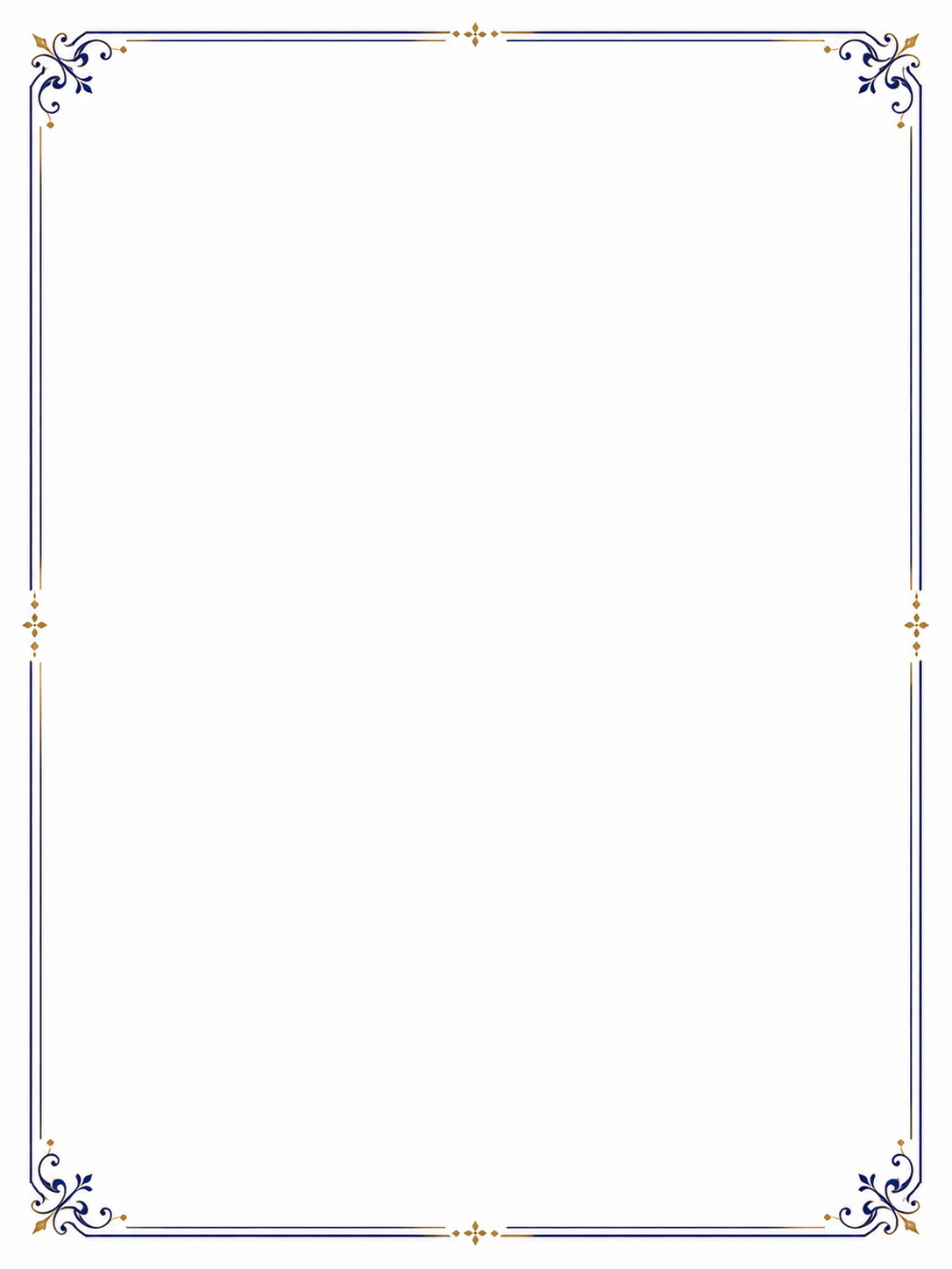 Navy Gold Line